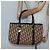 Borsa a mano in tela Trotter Christian Dior marrone oro Auth 138806 D'oro - vista 21