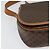 Céline Sac à épaule en toile Macadam CELINE en cuir PVC marron doré Auth 138456 - vue 10