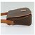 Céline Sac à épaule en toile Macadam CELINE en cuir PVC marron doré Auth 138456 - vue 4