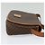 Céline Sac à épaule en toile Macadam CELINE en cuir PVC marron doré Auth 138456 - vue 5