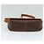 Céline Sac à épaule en toile Macadam CELINE en cuir PVC marron doré Auth 138456 - vue 9