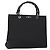 Borsa a mano in nylon nero e argento Gucci Bamboo 002 1010 Auth ep9789