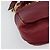 Chloé Borsa a mano in pelle Chloe Margaret 2 in 1 Rosso Vino Oro Auth BA4349 D'oro Bordò - vista 10
