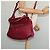 Chloé Borsa a mano in pelle Chloe Margaret 2 in 1 Rosso Vino Oro Auth BA4349 D'oro Bordò - vista 23