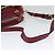 Chloé Borsa a mano in pelle Chloe Margaret 2 in 1 Rosso Vino Oro Auth BA4349 D'oro Bordò - vista 9