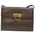 Borsa a Spalla Gancini in Pelle Marrone Argento Auth 135987 di Salvatore Ferragamo - vista 13