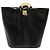 Céline Borsa a Spalla CELINE Circle Smalto Nero Oro Auth 137438 D'oro - vista 2