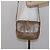 Céline Bolsa de Ombro em Lona Macadam CELINE PVC Bege Ouro Auth 137286 Dourado - vista 23