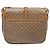 Céline Bolsa de Ombro em Lona Macadam CELINE PVC Bege Ouro Auth 137286 Dourado - vista 3