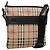Borsa a Spalla Burberry Nova Check PVC Beige Auth 137777