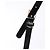 Borsa a Spalla Gancini Salvatore Ferragamo in Tela e Pelle Nera Dorata Auth bs28715 - vista 15