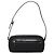 Borsa a Spalla Gancini Salvatore Ferragamo in Tela e Pelle Nera Dorata Auth bs28715 - vista 2
