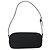 Borsa a Spalla Gancini Salvatore Ferragamo in Tela e Pelle Nera Dorata Auth bs28715 - vista 3