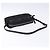 Borsa a Spalla Gancini Salvatore Ferragamo in Tela e Pelle Nera Dorata Auth bs28715 - vista 7