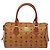 Borsa MCM Logogram Vicetos in pelle PVC marrone e oro Auth 137750 D'oro - vista 2