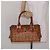 Borsa MCM Logogram Vicetos in pelle PVC marrone e oro Auth 137750 D'oro - vista 22