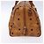 Borsa MCM Logogram Vicetos in pelle PVC marrone e oro Auth 137750 D'oro - vista 4