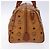Borsa MCM Logogram Vicetos in pelle PVC marrone e oro Auth 137750 D'oro - vista 5