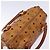 Borsa MCM Logogram Vicetos in pelle PVC marrone e oro Auth 137750 D'oro - vista 6