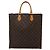 LOUIS VUITTON Borsa Sac Plat Monogram M51140 LV Auth 139486 Monogramma - vista 2