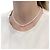 Autre Marque Collar río en oro blanco, diamantes. - vista 4