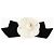 Chanel Brooch, Camellia Ebony & Ivory Model Black White