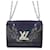 Louis Vuitton Epi Sequin Twist MM Shoulder Bag Navy blue Leather  ref.2441182
