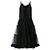Autre Marque Isabelle Blanche Tüllkleid Schwarz