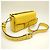 Borsa a Spalla Fendi Bucket Soft Trunk 7VA565 Giallo - vista 2