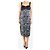 Prabal Gurung Schwarzes ärmelloses Zebra-Kleid - Größe UK 10 - Ansicht 3