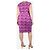 Autre Marque Lila Blumen asymmetrisches Midikleid - Größe UK 14 - Ansicht 2