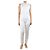 Autre Marque Mono blanco sin mangas de algodón - talla S