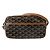 Goyard Cap Vert PM Schultertasche Braun Schwarz