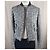 Maje Tweed Bomber Jacket Eggshell - view 8