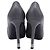 Timeless Chanel CC Pumps mit runder Spitze aus grauem Leder - Ansicht 3