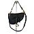 Borsa Saddle Dior in pelle nera granulata Nero
