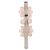 Mini fermaglio per capelli a fiore - Simone Rocha - Ottone - Rosa - vista 2