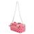 Sac à appareil photo Small Free Rockstud Spike en cuir rose de Valentino Garavani  - vue 3