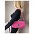 Miu Miu Borsa a spalla in pelle di agnello nappa rosa MiuMiu con cristalli. - vista 10