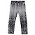 Acne Studios Printed Straight-Leg Jeans in Black and White Cotton Python print