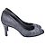 Pumps con accento usurato Chanel CC in suede grigio