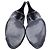 Pumps con accento usurato Chanel CC in suede grigio - vista 6