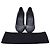 Pumps con accento usurato Chanel CC in suede grigio - vista 8