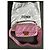 Fendi Baguette NM FF en lona bordada y perforada Rosa Fucsia - vista 2