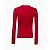 Top Alexander McQueen, modelo Red Knit Henley. Roja - vista 2