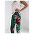 Gucci Pantalones de seda verdes con estampado floral - vista 3