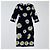 Dolce & Gabbana Seidenkleid mit Gänseblümchenmuster schwarz weiß Gelb - Ansicht 4