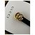 Ceinture Gucci GG Marmont en cuir noir - vue 2