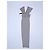 Donna Karan Jersey Maxi Kleid Grau - Ansicht 4