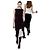 Abendkleid Yigal Azrouel, Modell Urban Eclipse FW 2002. Schwarz Weiß